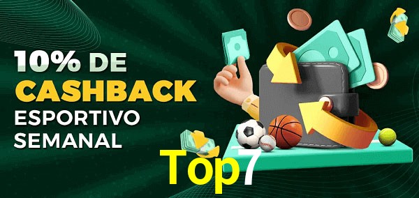 10% de bônus de cashback na Top7